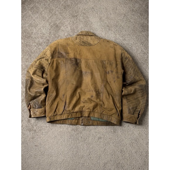 Mens Leather New Zealand Outback Brown Jacket Made in Korea, Size 42 (L/XL) - Picture 2 of 8